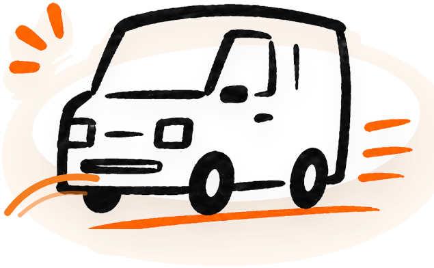 軽バンのイラスト